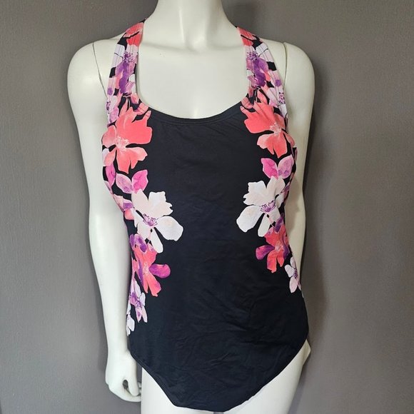 Calvin Klein Cross-Back Tummy Control Swimsuit Size 18 - Picture 2 of 11